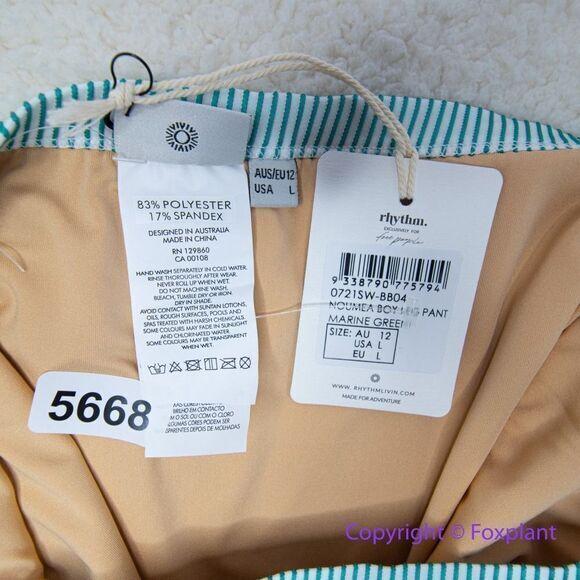 NEW Rhythm x Free People Noumea boy leg bikini bottom, size L - Picture 9 of 11